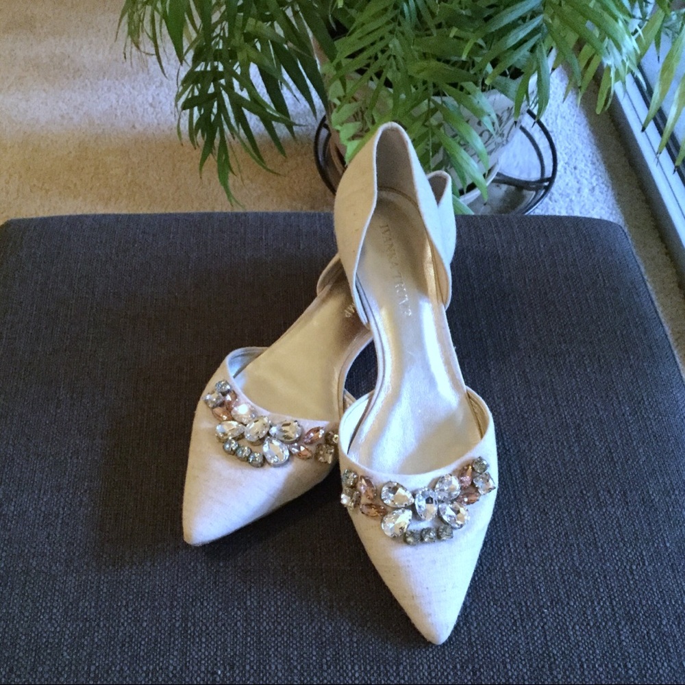 Ivanka Trump Tadora D’orsay Jewel Pointed Flats